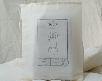 Women's Tiered Dress Printed Sewing Pattern | Betty Dress Pattern