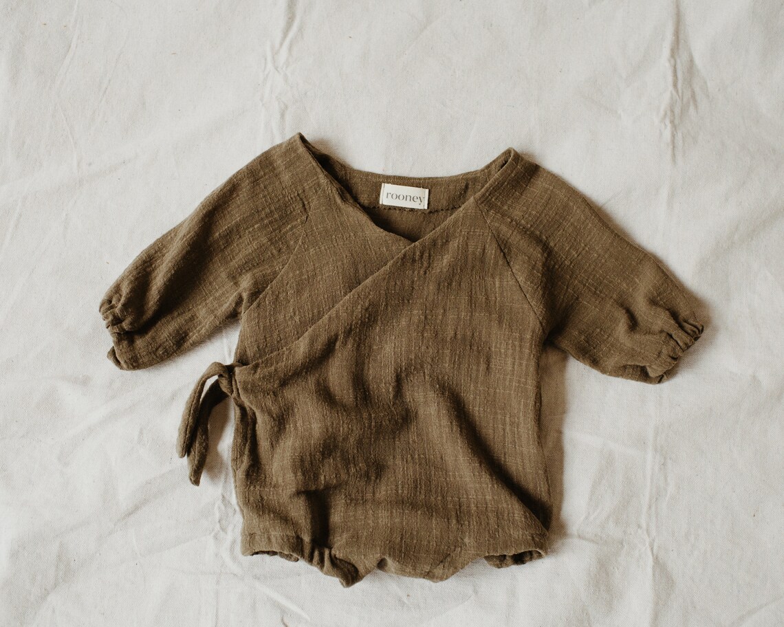 Baby Wrap Onesie PDF Sewing Pattern How To Sew Baby Clothes Etsy