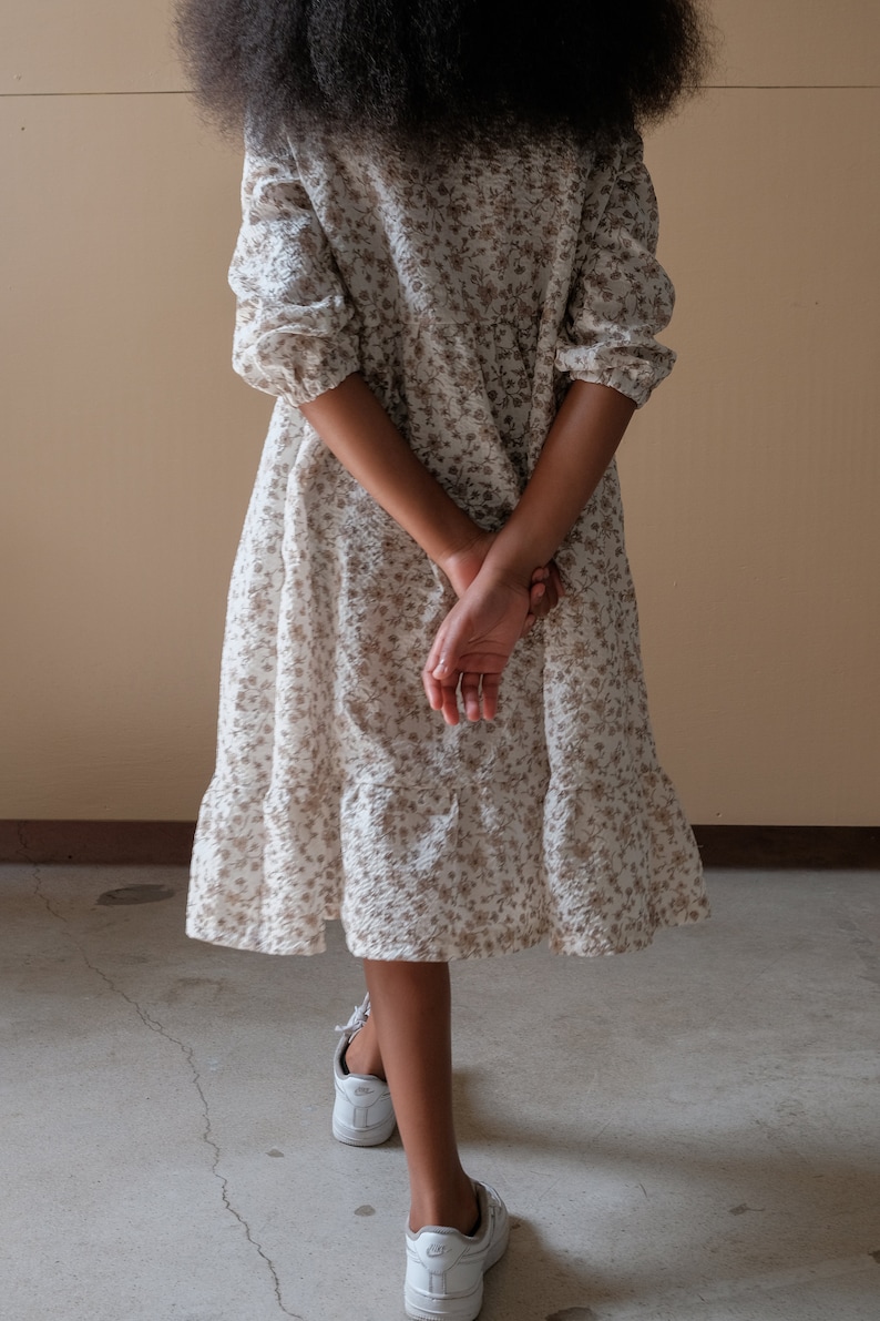 Tiered Boho Dress Sewing Pattern for Girls The Betty Girl Pattern PDF Sewing Pattern image 3