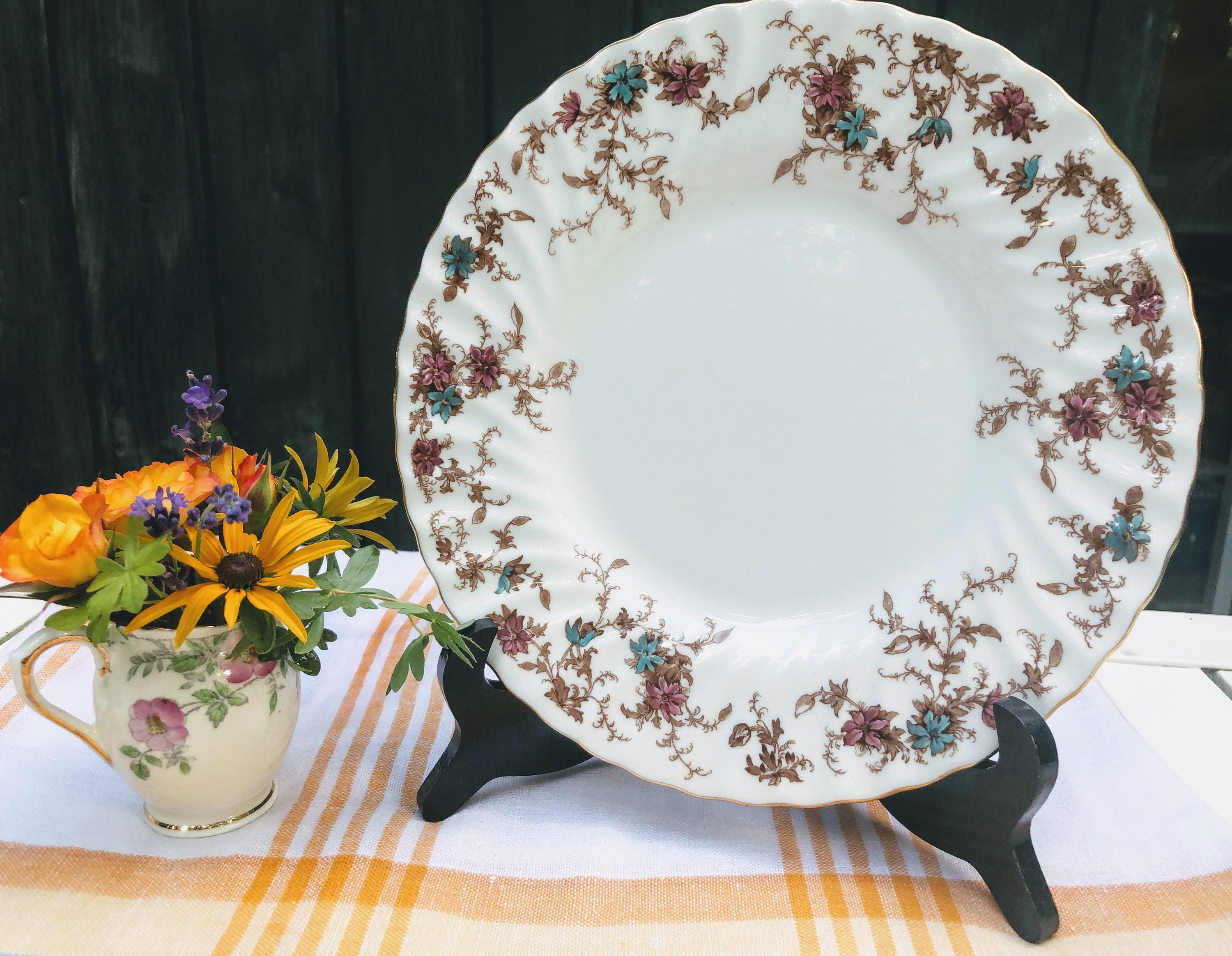 Minton Ancestral Bone China Place Settings England Vintage Etsy