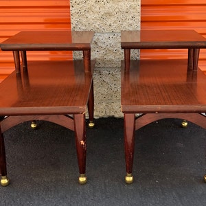 Set of Mid Century End Tables