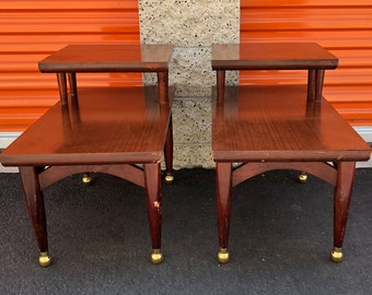 Set of Mid Century End Tables