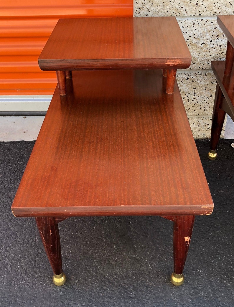 Set of Mid Century End Tables Etsy
