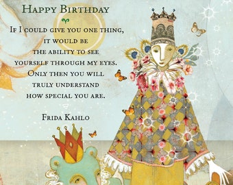 Sacredbee Card 576 Through My Eyes Birthday Card