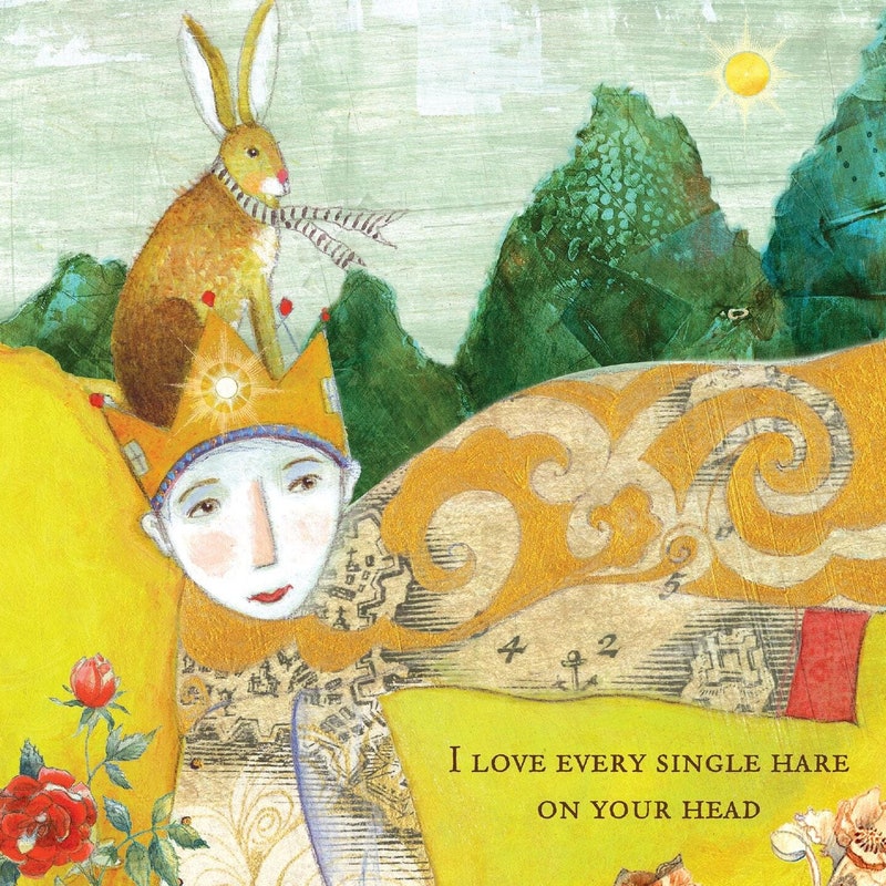 Card Dancing Hare - Cambridge Imprint - View #6