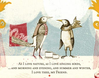 Carta Sacredbee 587 La mia amica di Pamela Zagarenski