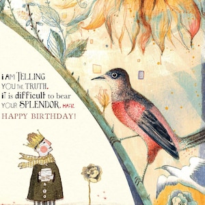 Sacredbee Card 183 Birthday Splendor Geburtstagskarte