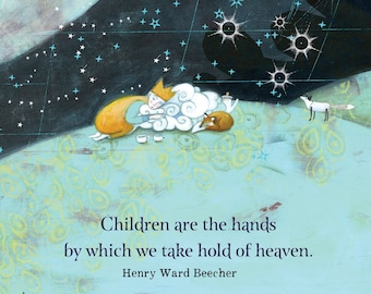 Sacredbee Card 167 Children - New Baby
