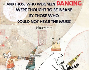 Sacredbee Greeting Card: by Pamela Zagarenski - Dancing