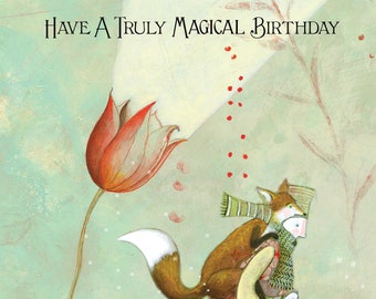Sacredbee Card 413 MAGIC - Birthday Card