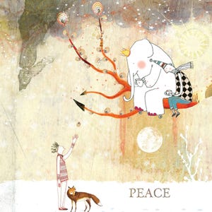Sacredbee Card 333 Elephants Peace