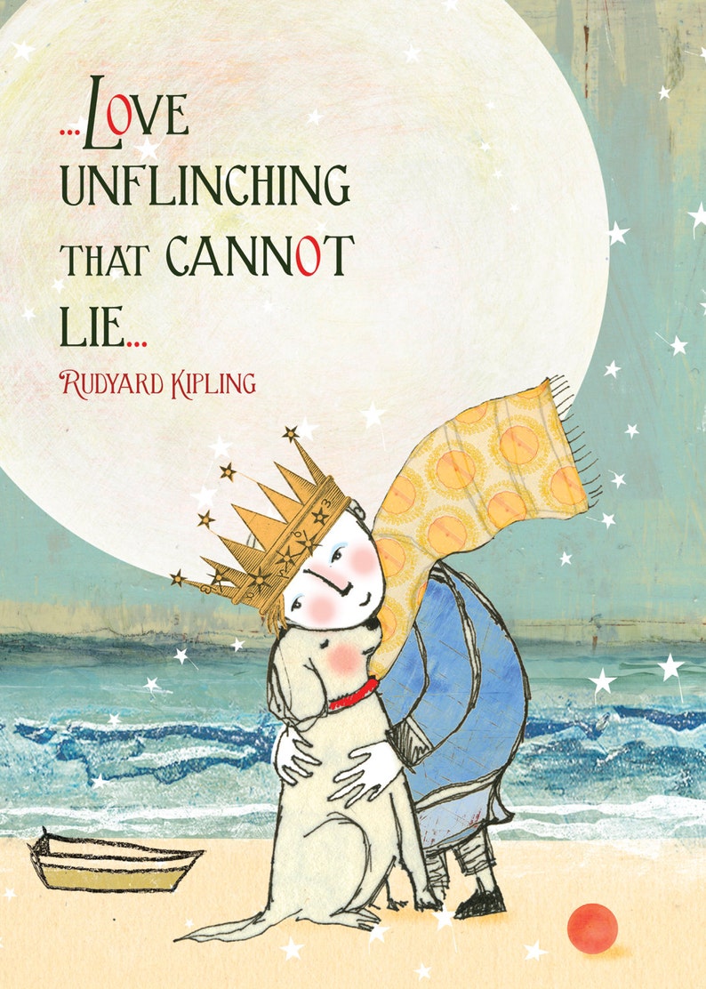Sacredbee Card 405 Love Unflinching Pet Sympathy image 1