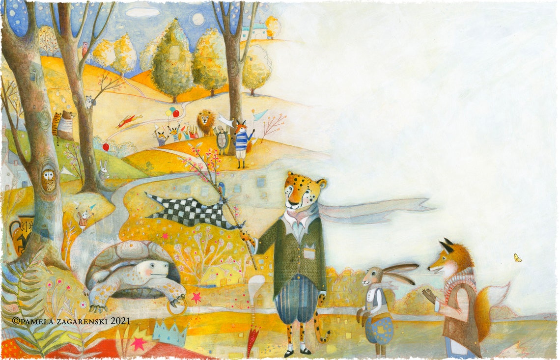 Sacredbee Print Art From Picture Book The Fabled Life of image 1