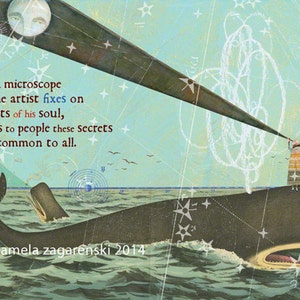 Carte Sacredbee 136 L'art est un microscope