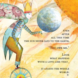 Sacredbee, sacred bee, sacredbee cards, Hafiz Quotes, Pamela Zagarenski, best selling cards, card for gardener, gift for gardener, spiritual card, Top selling cards USA, best cards USA, top rated cards, five star cards, Love like that