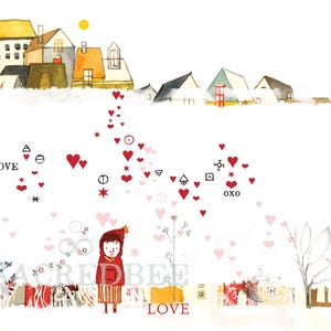Heilige bijenkaart Pamela Zagarenski Love Village