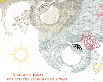 Sacredbee Card 553 Remember Today