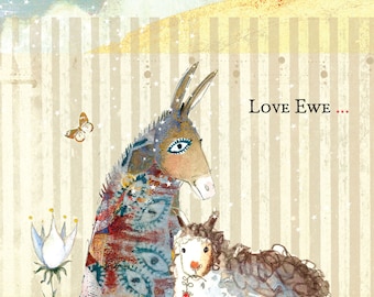 Sacredbee Card 518 Love Ewe