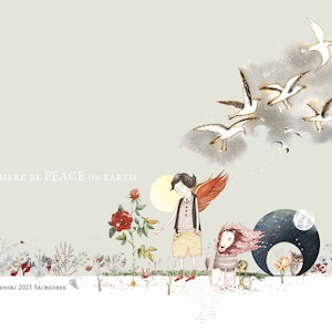 Sacredbee Archival Print Frieden auf Erden