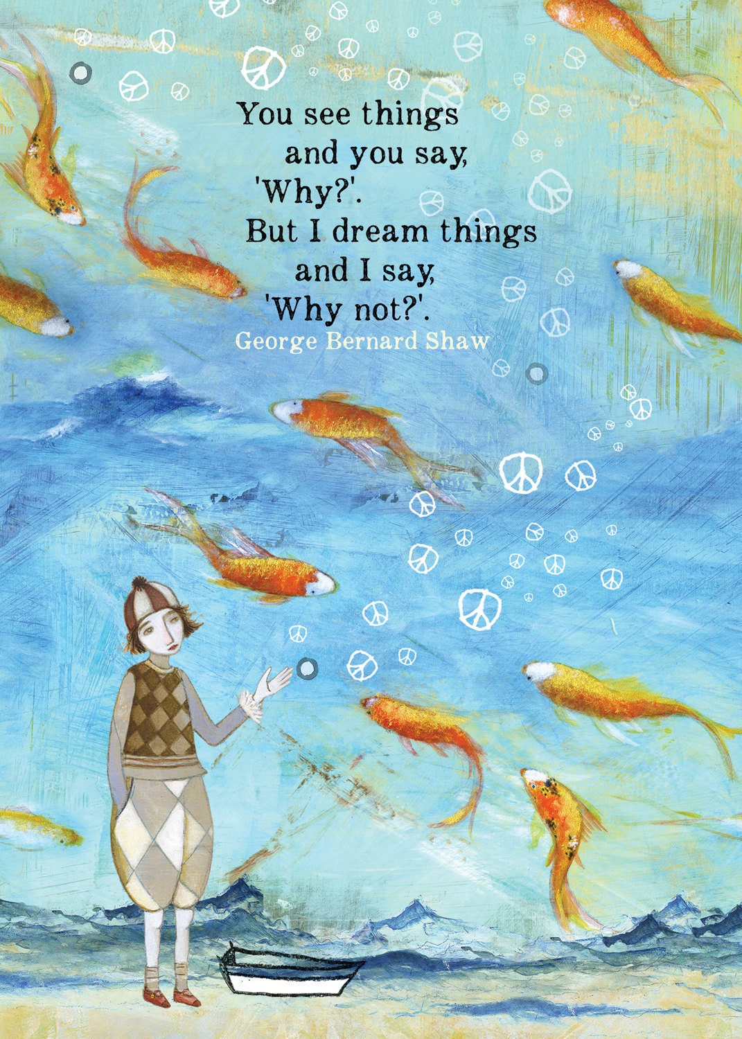 Sacredbee Card 456 Koi Dream - Etsy