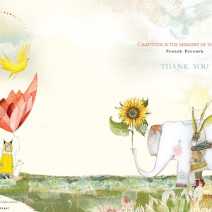 Sacredbee Card 494 Gratitude Greeting Card Thank you card image 3