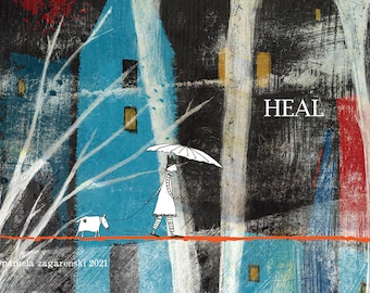 Sacredbee Postcard Heal