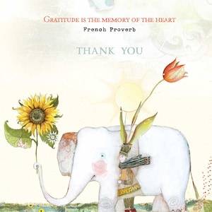 Sacredbee Card 494 Gratitude Greeting Card Thank you card image 1