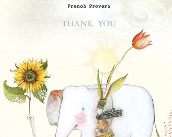 Sacredbee Card 494 Gratitude Greeting Card Thank you card