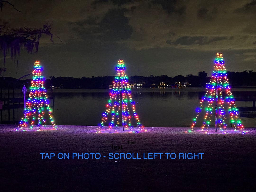 DIY Outdoor Lighted Christmas Tree Manifold Etsy