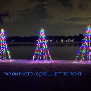 DIY Outdoor Lighted Christmas Tree Manifold