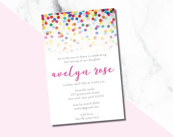 baby naming invite etsy