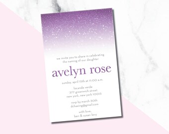 baby naming invite etsy