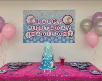 FROZEN BANNER/ Elsa, Anna, Olfa