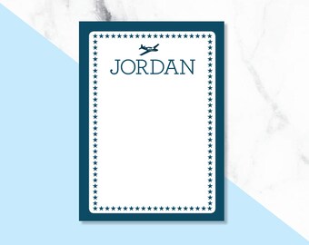 Airplane thank you cards/ stationery/ notecards