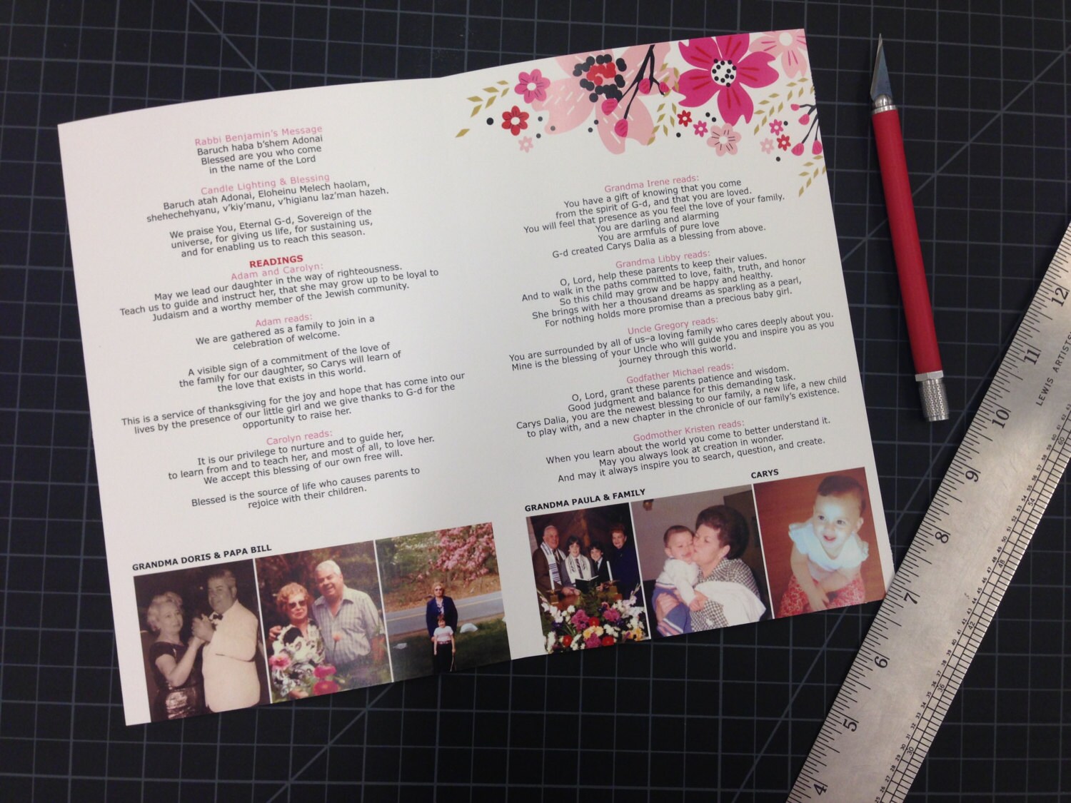 Baby Naming Program, Wedding Programs - Etsy