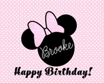 Minnie Mouse Birthday BANNER