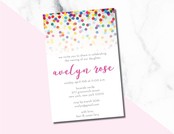 birth announcement no photo