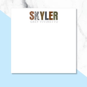 Animal Theme Thank you Cards/ Stationery