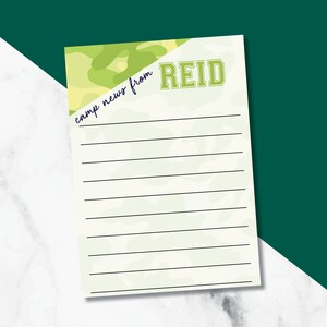 Sleepaway Camp cards | Notes from Camp | Camp Notepads | CAMO Thank you cards