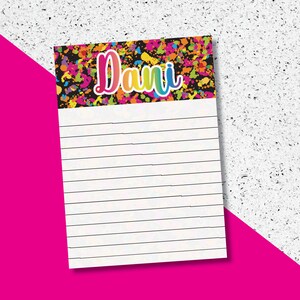 Sleepaway Camp cards | Notes from Camp | Camp Notepads | Splatter Thank you cards