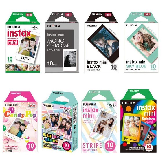 30 Autocollants Bordures Photo Pour Fujifilm Mini - Format 5,1x7,6 Cm, PET étanche, Sans Trace - 12