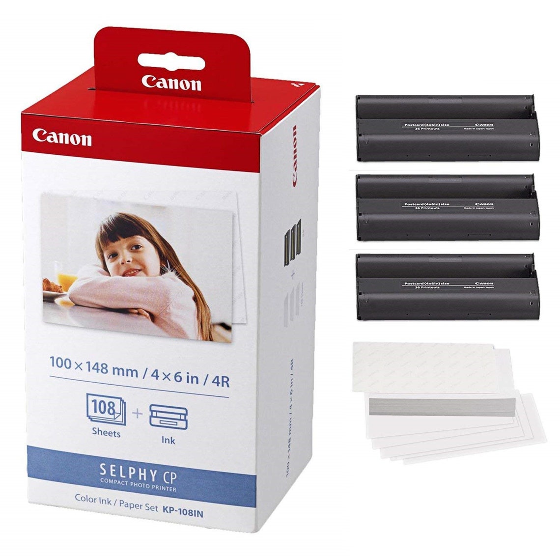 1 Pack Canon KP-108IN Color Ink / Paper Set 108 Sheets Shots | Etsy