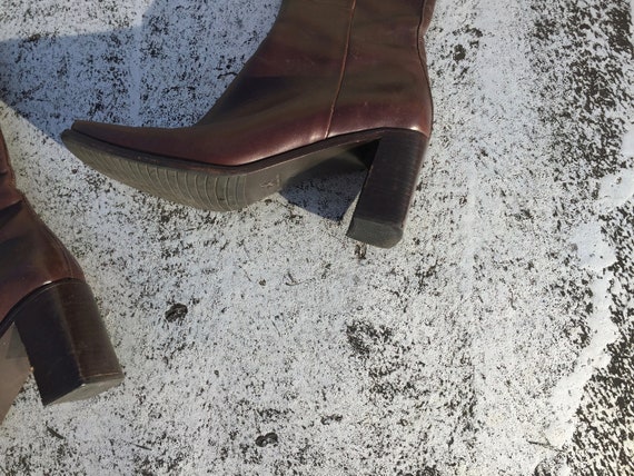 JOAN & DAVID / designer / 1990 / FW / Boot / genou haut / 38 / 7.5 / 8 JOAN & DAVID / designer / 1990 / genou FW / Boot / genou / haut / 38 / 7.5 / 8 b939f2