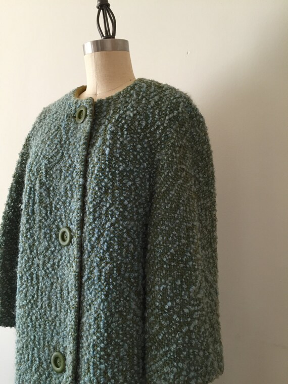 cocoon / marled knit / 1960 / cocoon coat / S / M