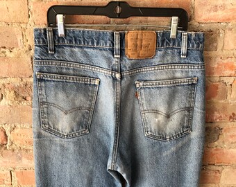 Vintage 70's Orange Tab 630 Levis Jean Made in Belgium | Etsy