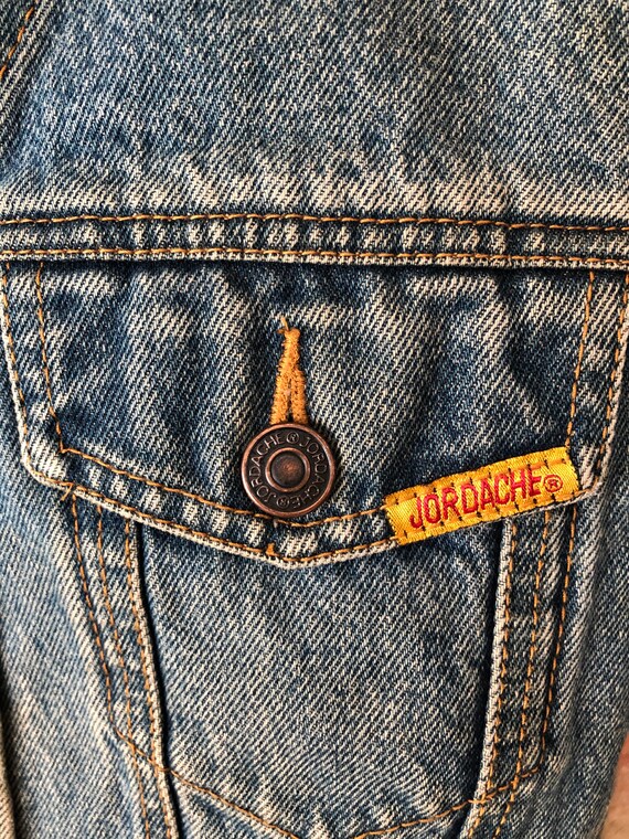 Vintage Jordache Jeans Jacket 90s XS - image 4