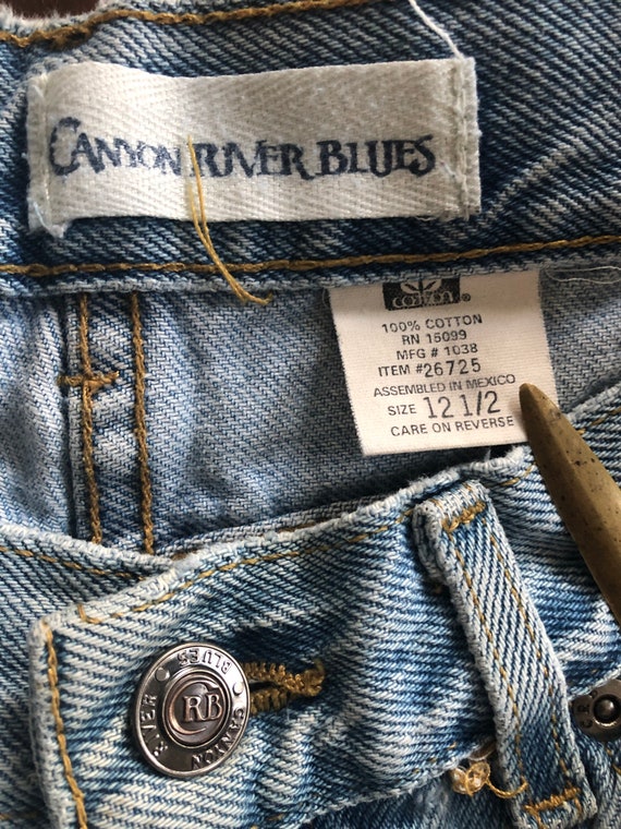 Vintage 90s Canyon River Blue Jeans-Light Wash-SZ… - image 7