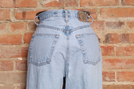 Vintage 90s GAP Jeans-Light Wash-Reverse Fit-Made… - image 1