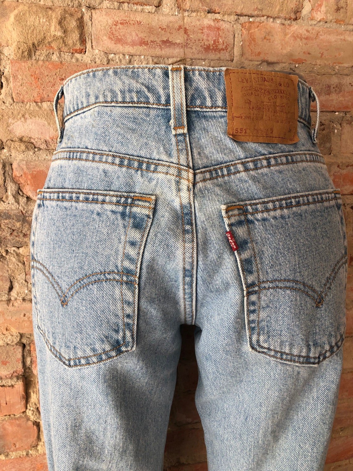 Vintage 551 Levis 90s made in the Usasize 30 Etsy