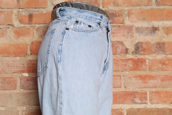 Vintage 90s GAP Jeans-Light Wash-Reverse Fit-Made… - image 6